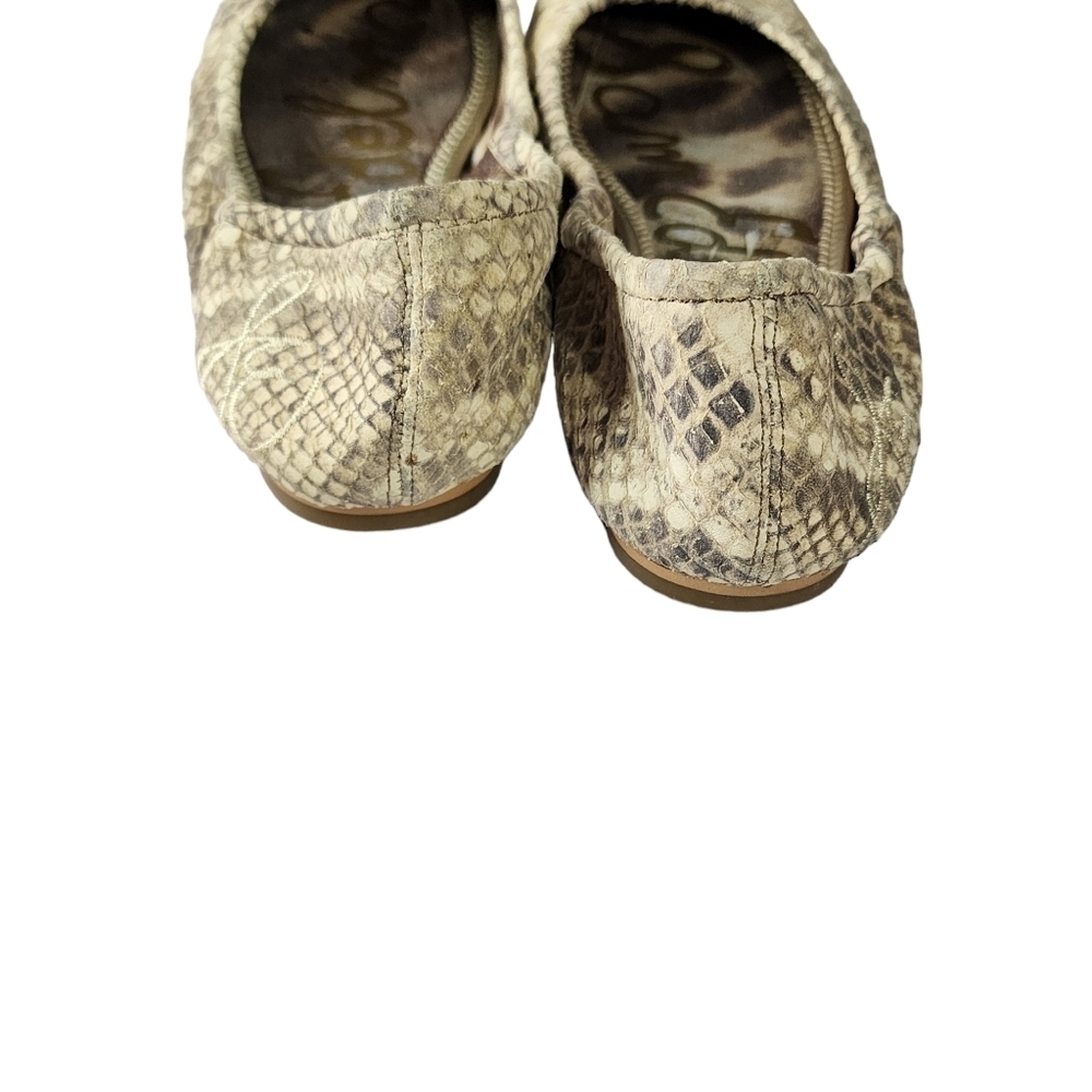 Sam Edelman Felicia Snake Python Leather Flats - image 5